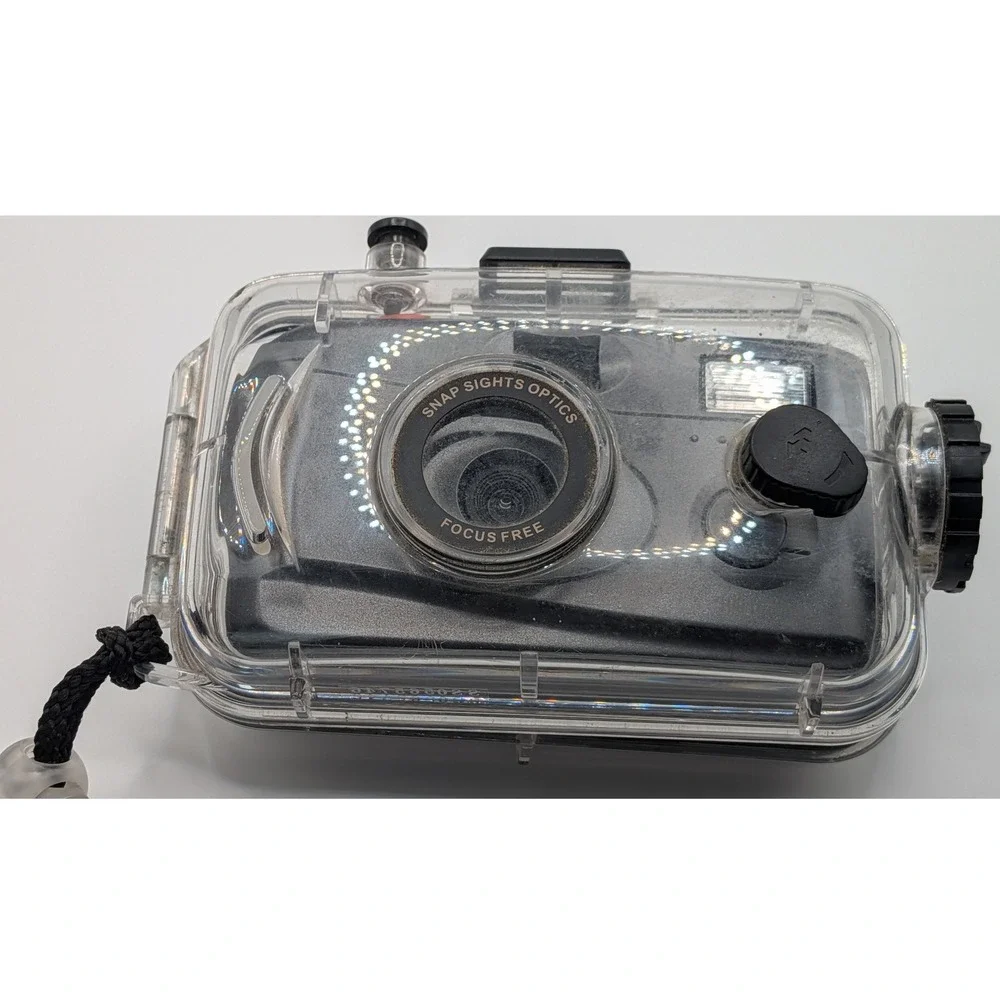 Snap Sights Underwater Film Camera Unisex OS Black 35mm 100ft Waterproof Case